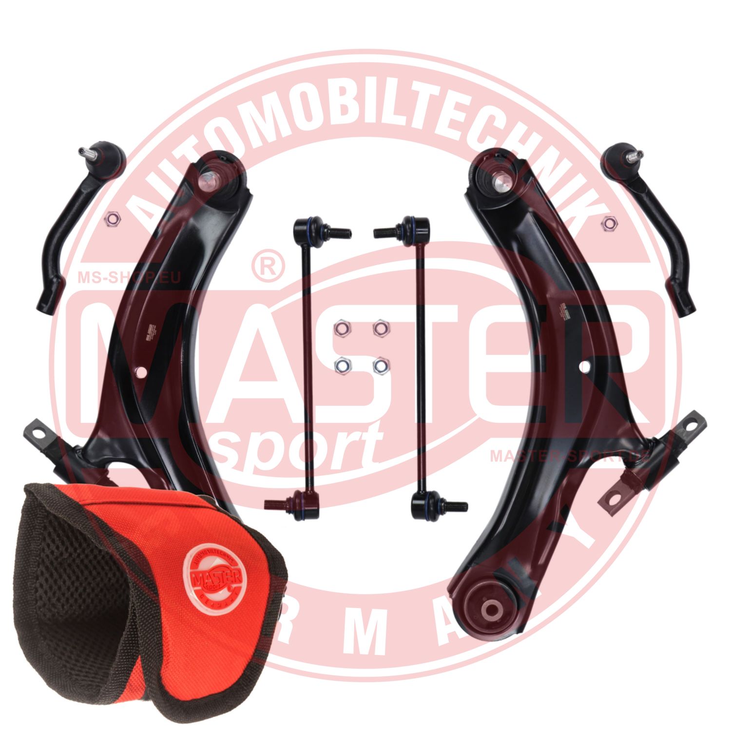 Control/Trailing Arm Kit, wheel suspension (36939/2-KIT-MSM)