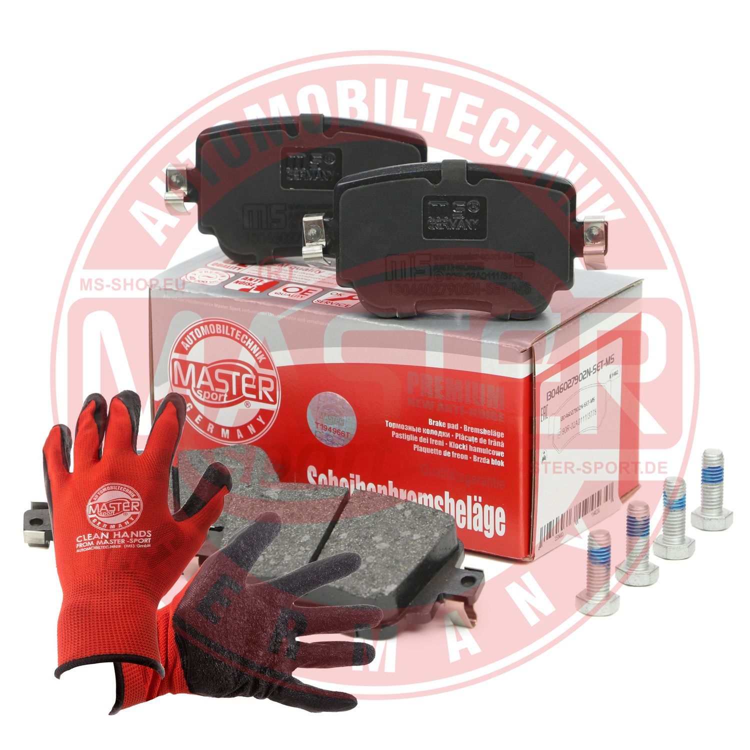 Brake Pad Set, disc brake (13046027902N-SET-MSP)