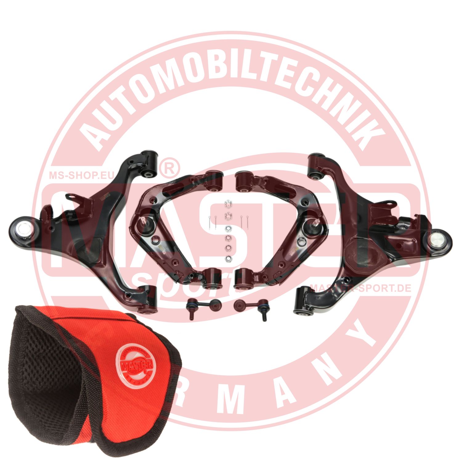 Control/Trailing Arm Kit, wheel suspension (36940/2-KIT-MSM)