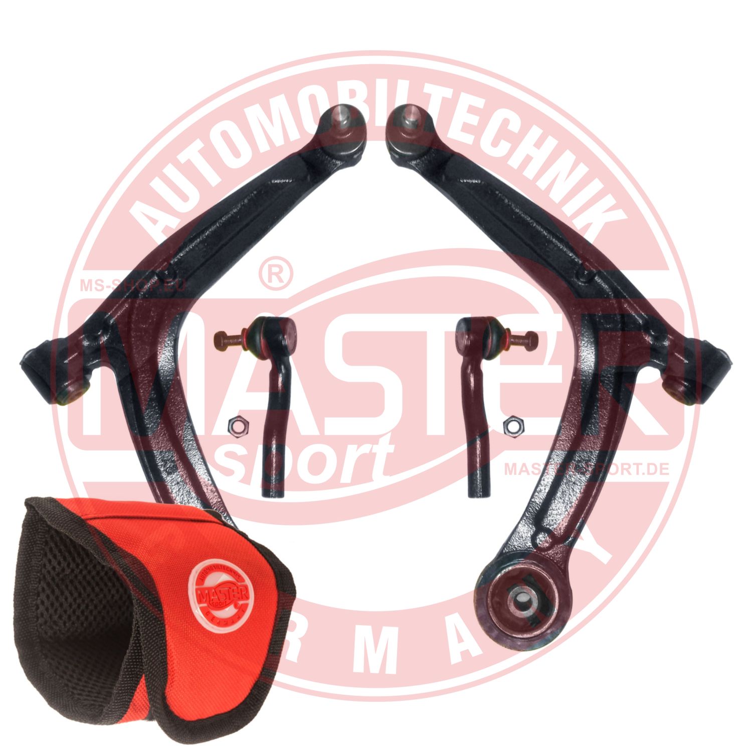 Control/Trailing Arm Kit, wheel suspension (36971/3-KIT-MSM)