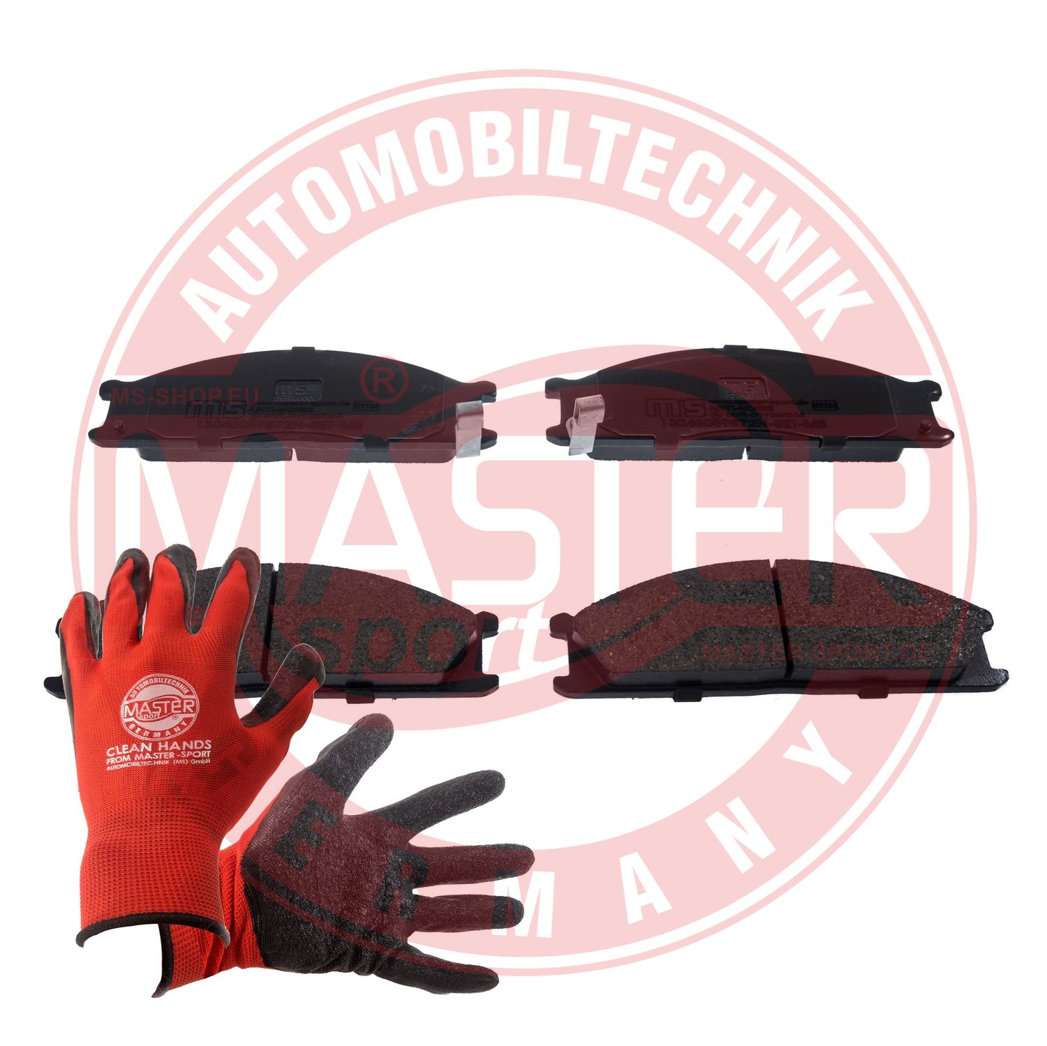 Brake Pad Set, disc brake (13046059572N-SET-MSP)