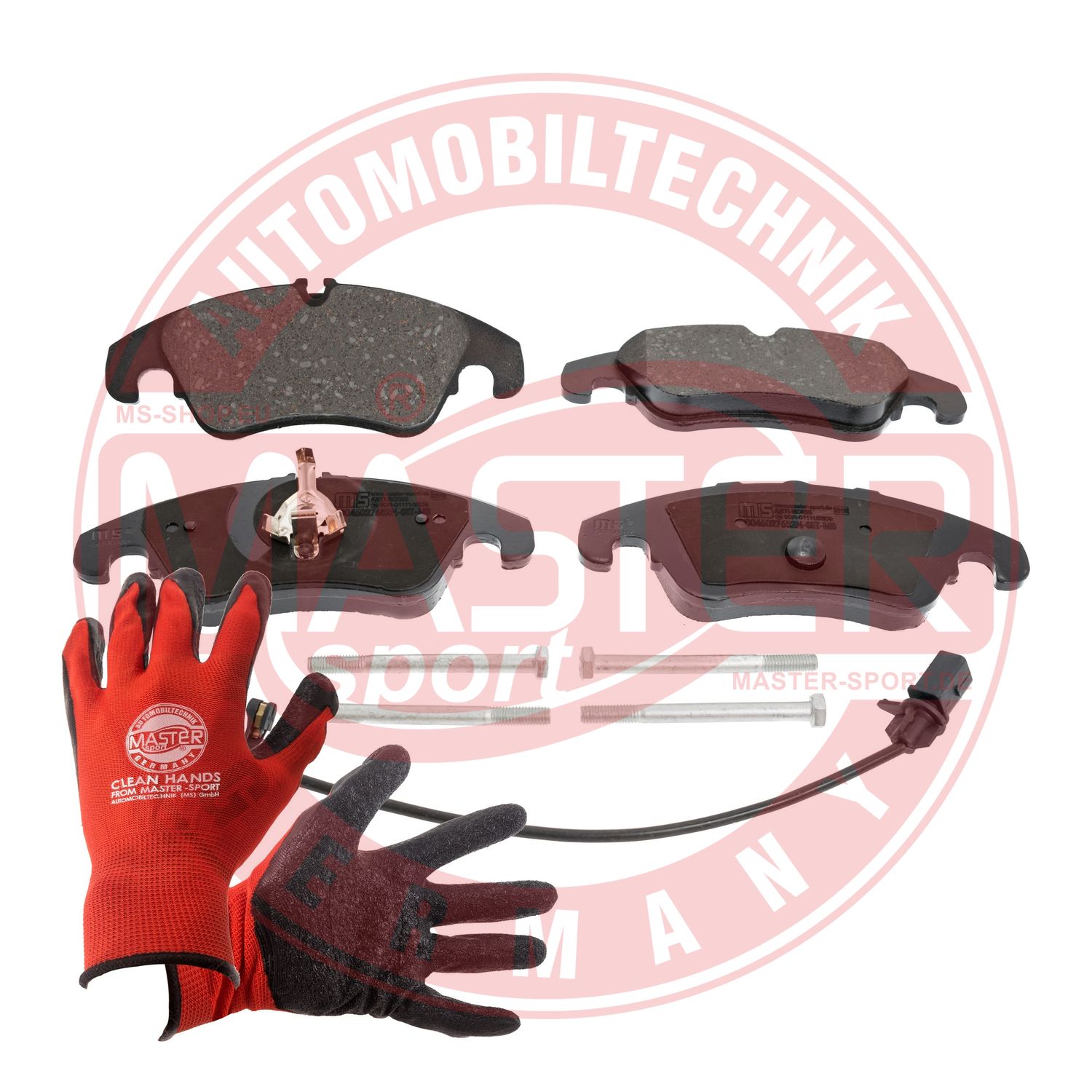 Brake Pad Set, disc brake (13046027652N-SET-MSP)