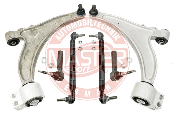 Control/Trailing Arm Kit, wheel suspension (36933/2-KIT-MS)