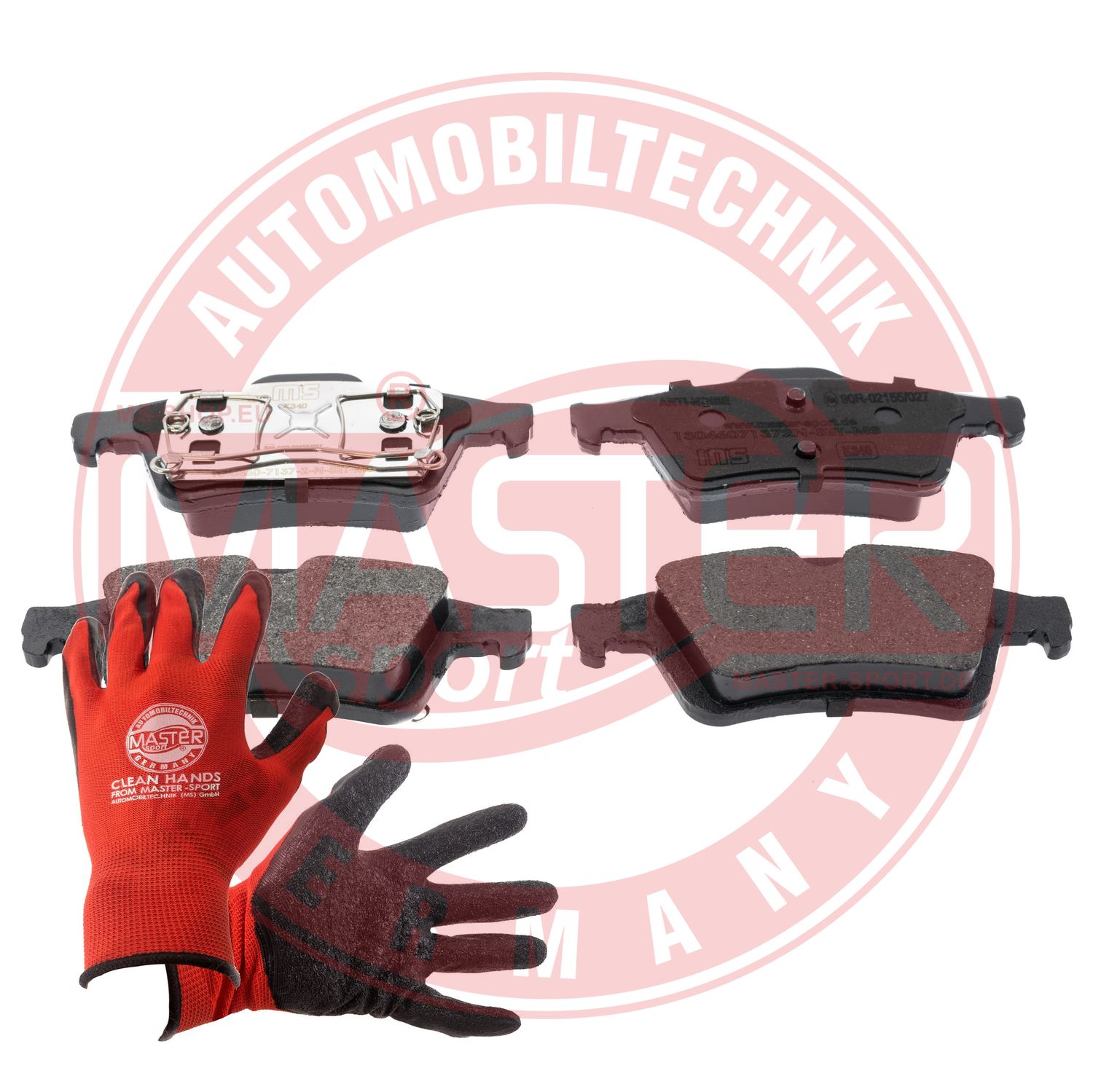 Brake Pad Set, disc brake (13046071372N-SET-MSP)