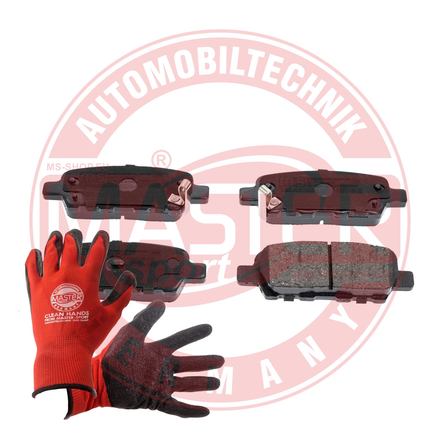 Brake Pad Set, disc brake (13046058432N-SET-MSP)