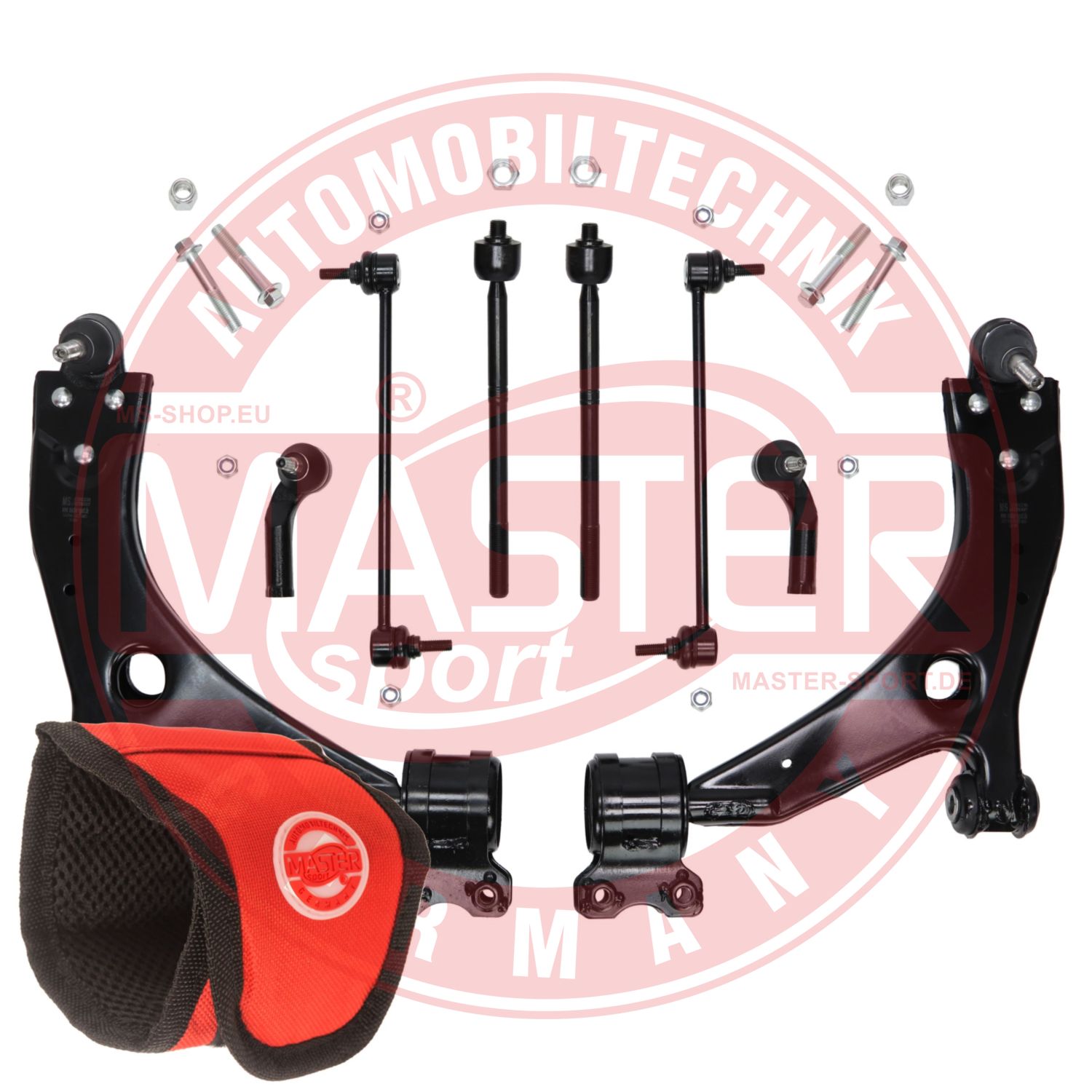 Control/Trailing Arm Kit, wheel suspension (36895/2-KIT-MSM)