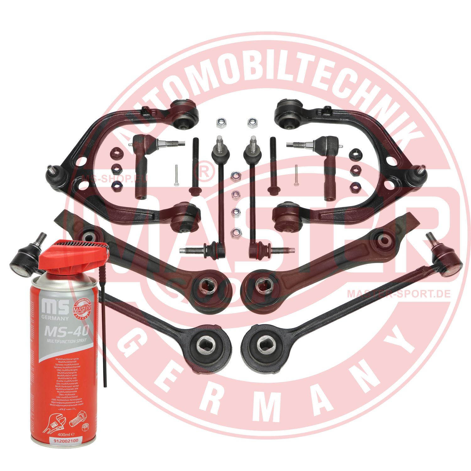 Control/Trailing Arm Kit, wheel suspension (36983/1-KIT-MSP)