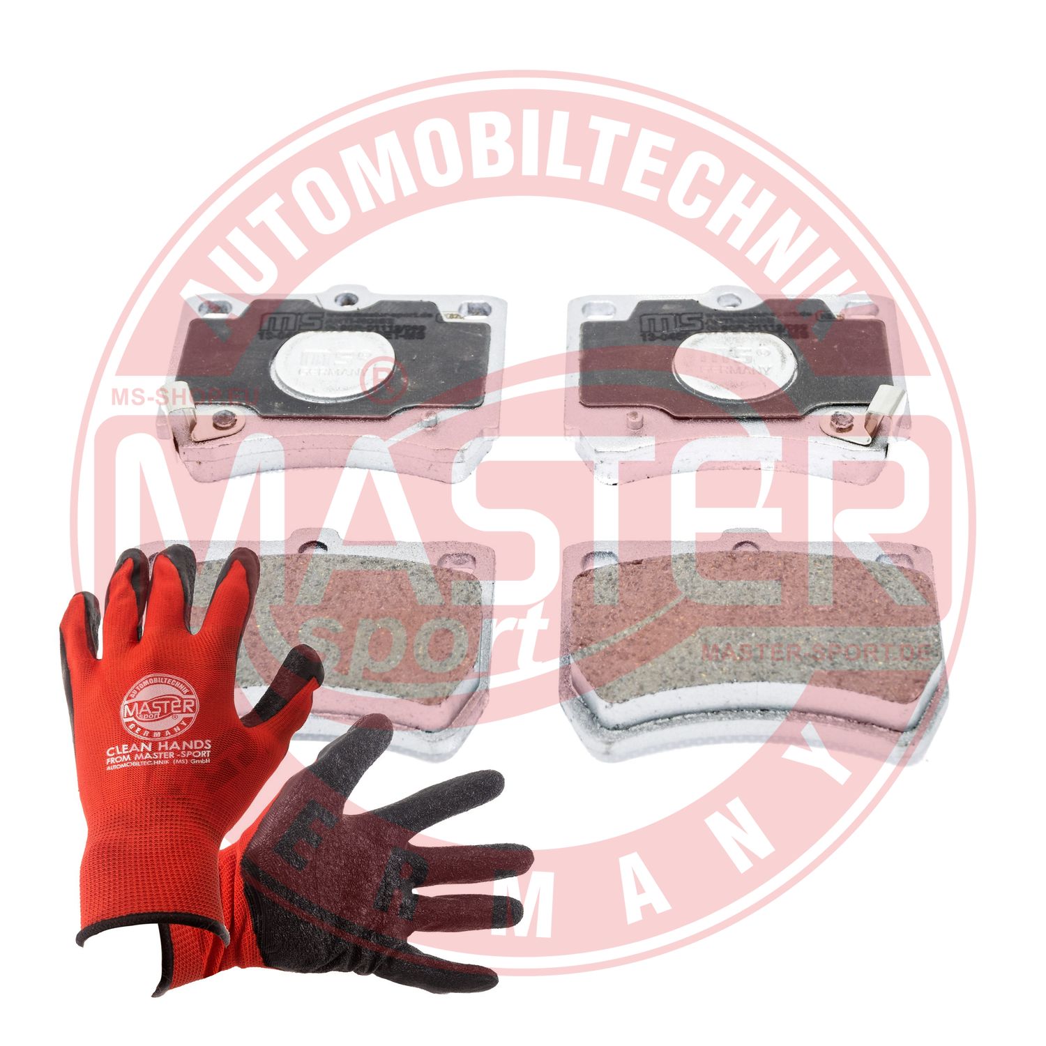 Brake Pad Set, disc brake (13046059702K-SET-MSP)