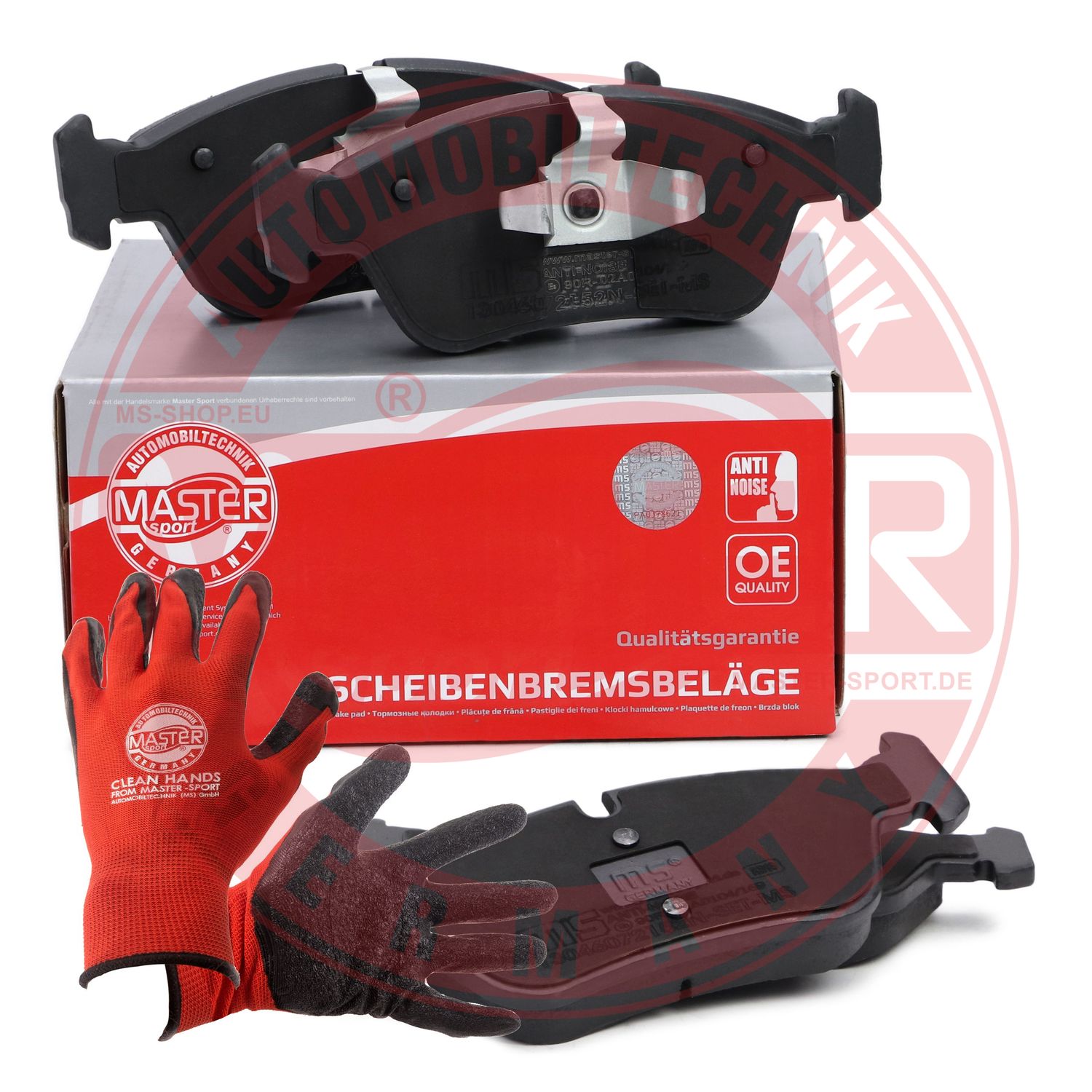 Brake Pad Set, disc brake (13046072152N-SET-MSP)