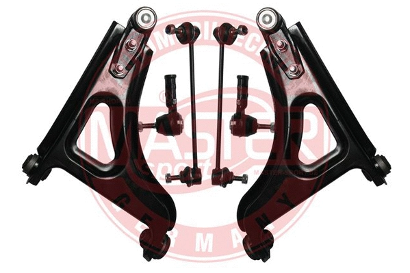 Control/Trailing Arm Kit, wheel suspension (36914/2-KIT-MS)