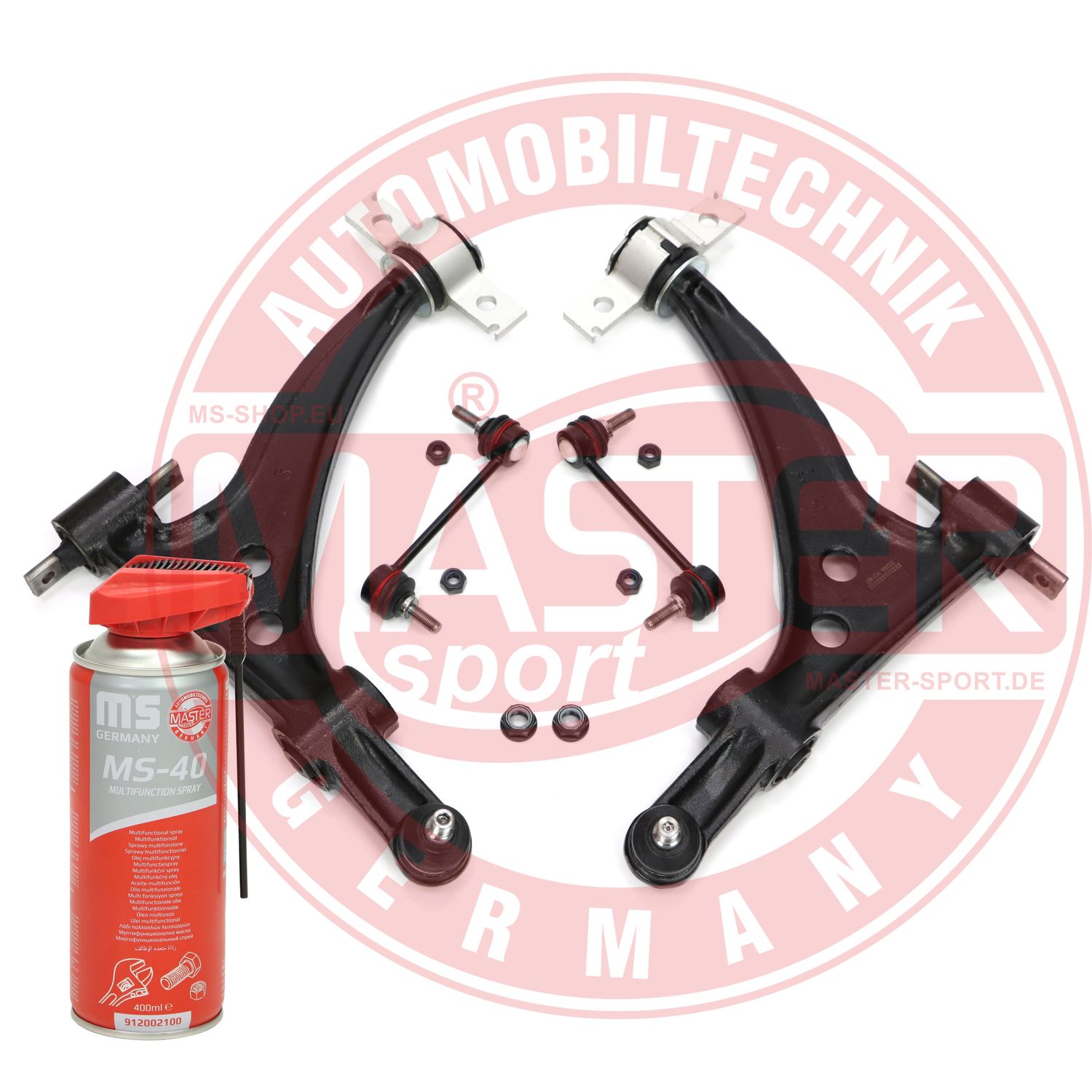 Control/Trailing Arm Kit, wheel suspension (37022-KIT-MSP)