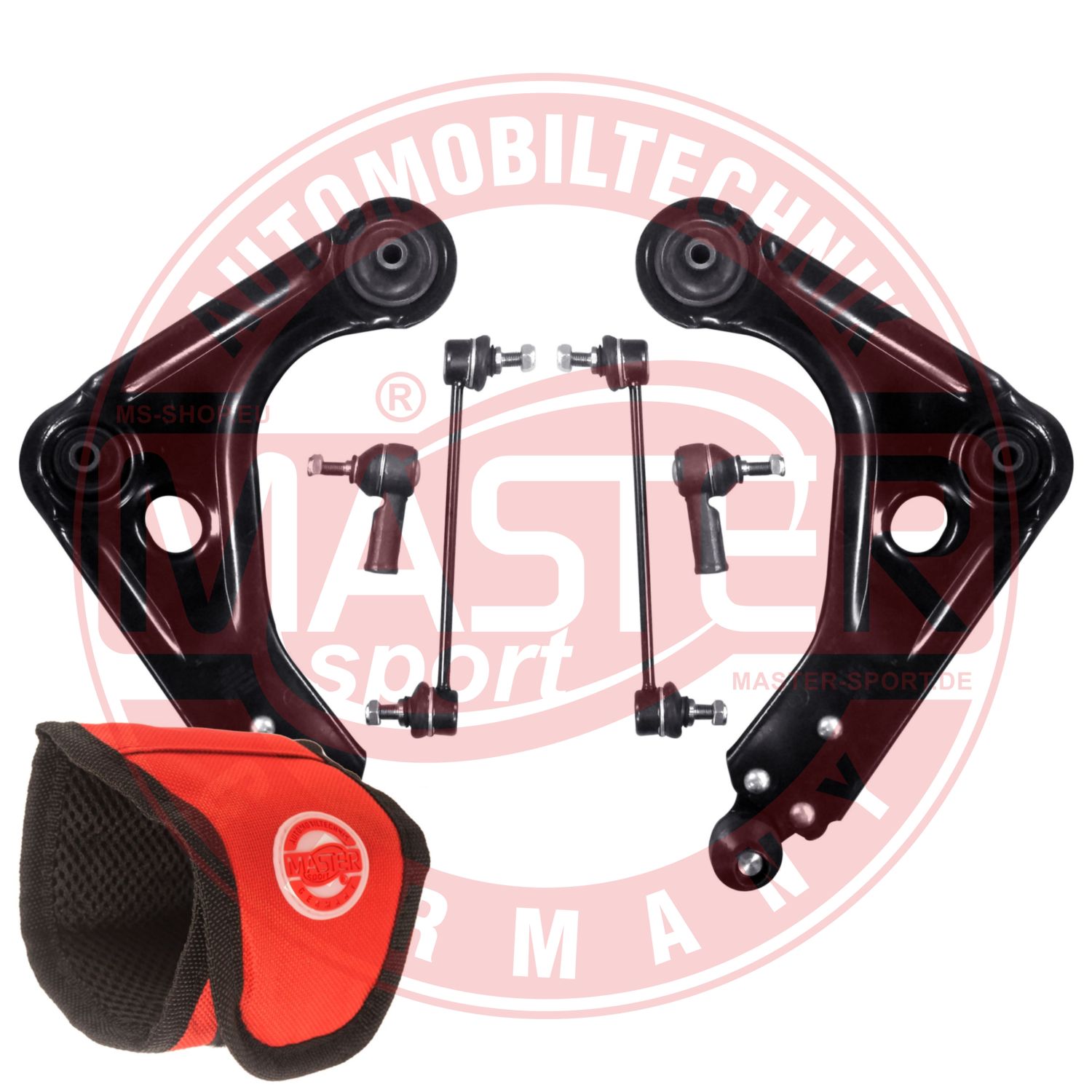 Control/Trailing Arm Kit, wheel suspension (36972/1-KIT-MSM)