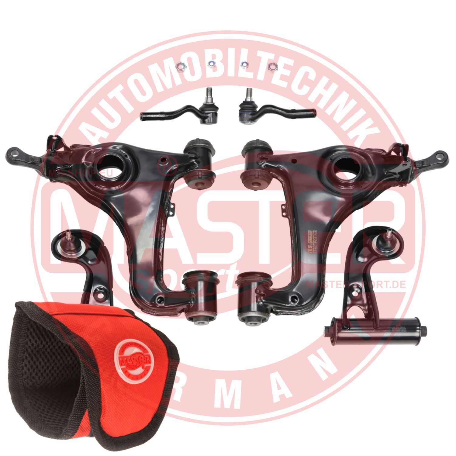 Control/Trailing Arm Kit, wheel suspension (37054-KIT-MSM)