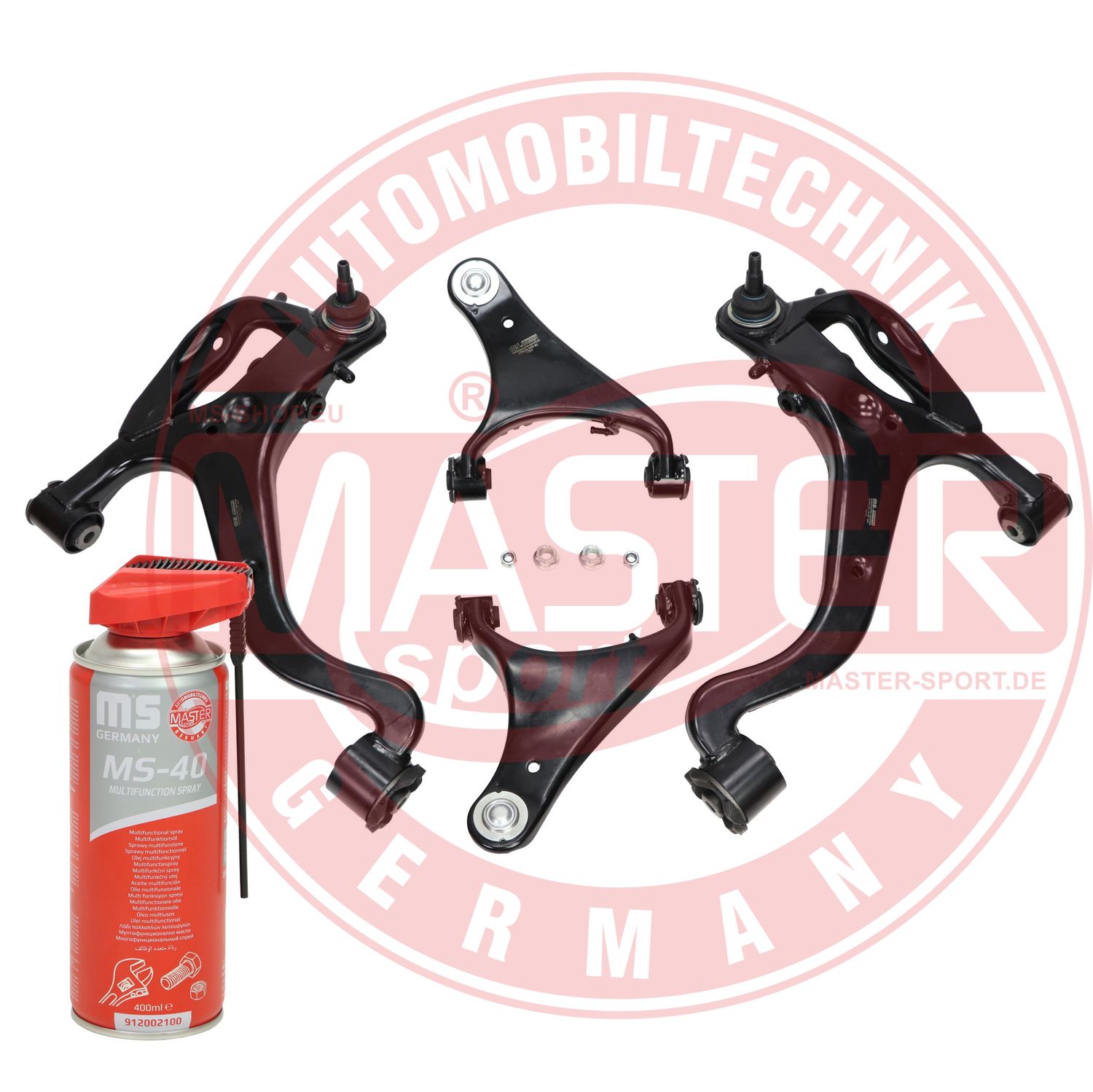 Control/Trailing Arm Kit, wheel suspension (37152-KIT-MSP)
