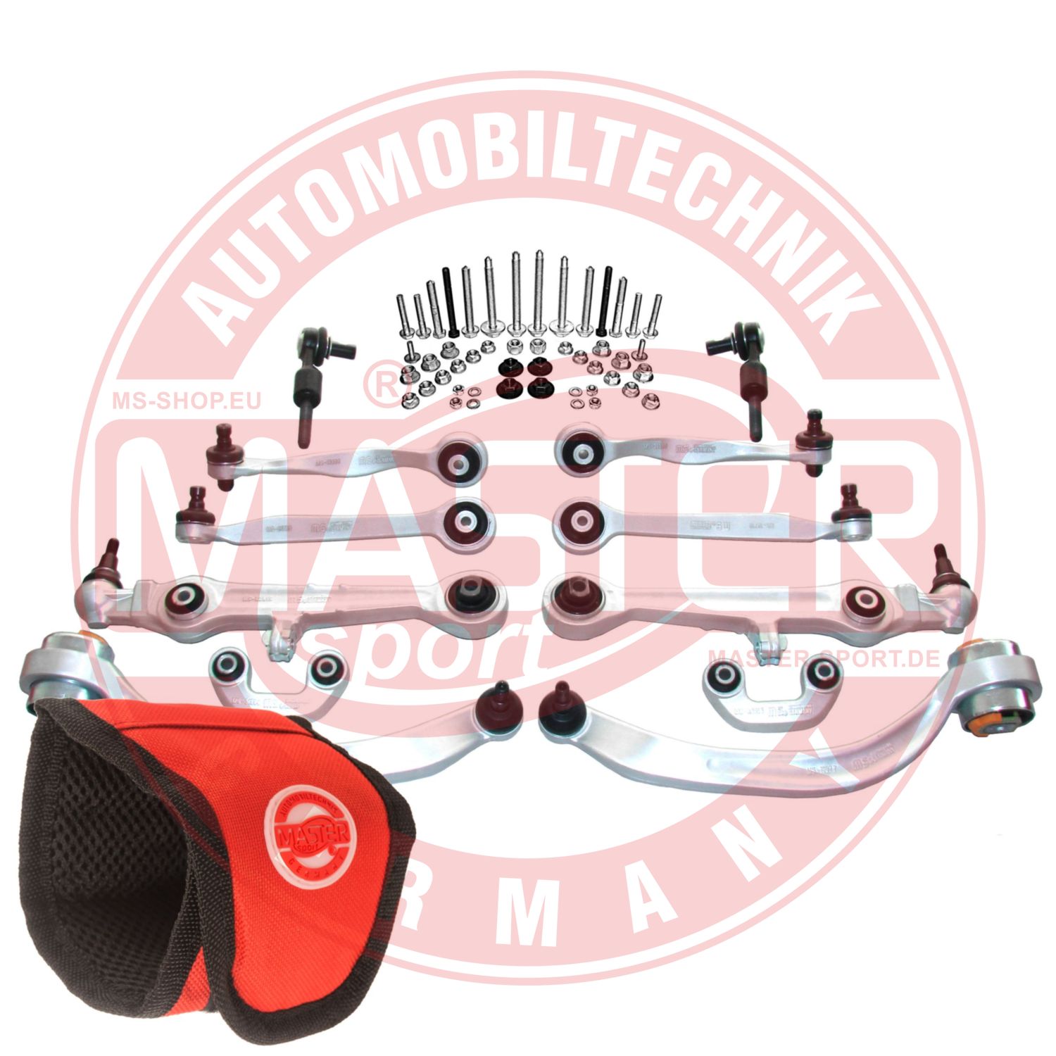 Control/Trailing Arm Kit, wheel suspension (36792-SET-MSM)