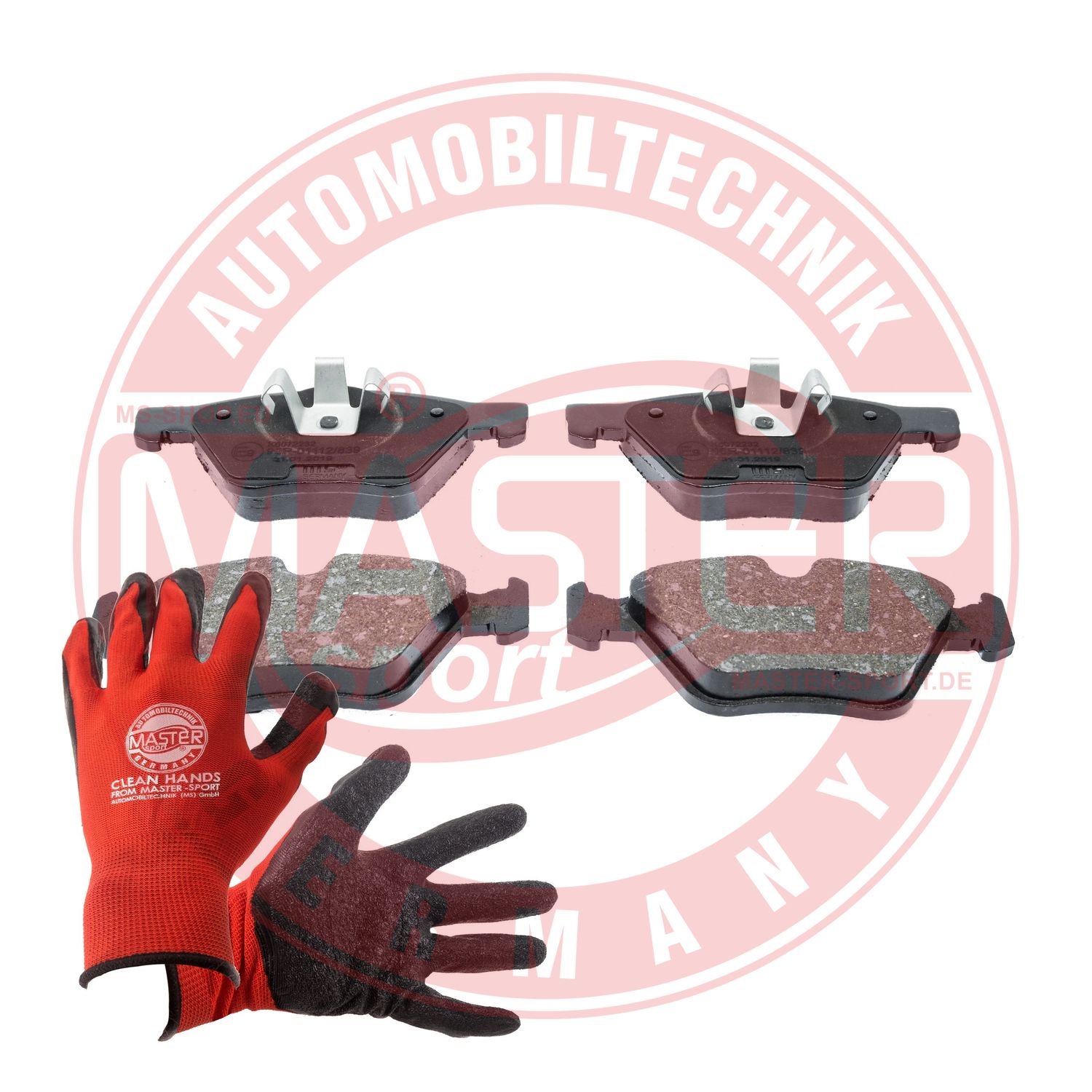 Brake Pad Set, disc brake (13046072232N-SET-MSP)