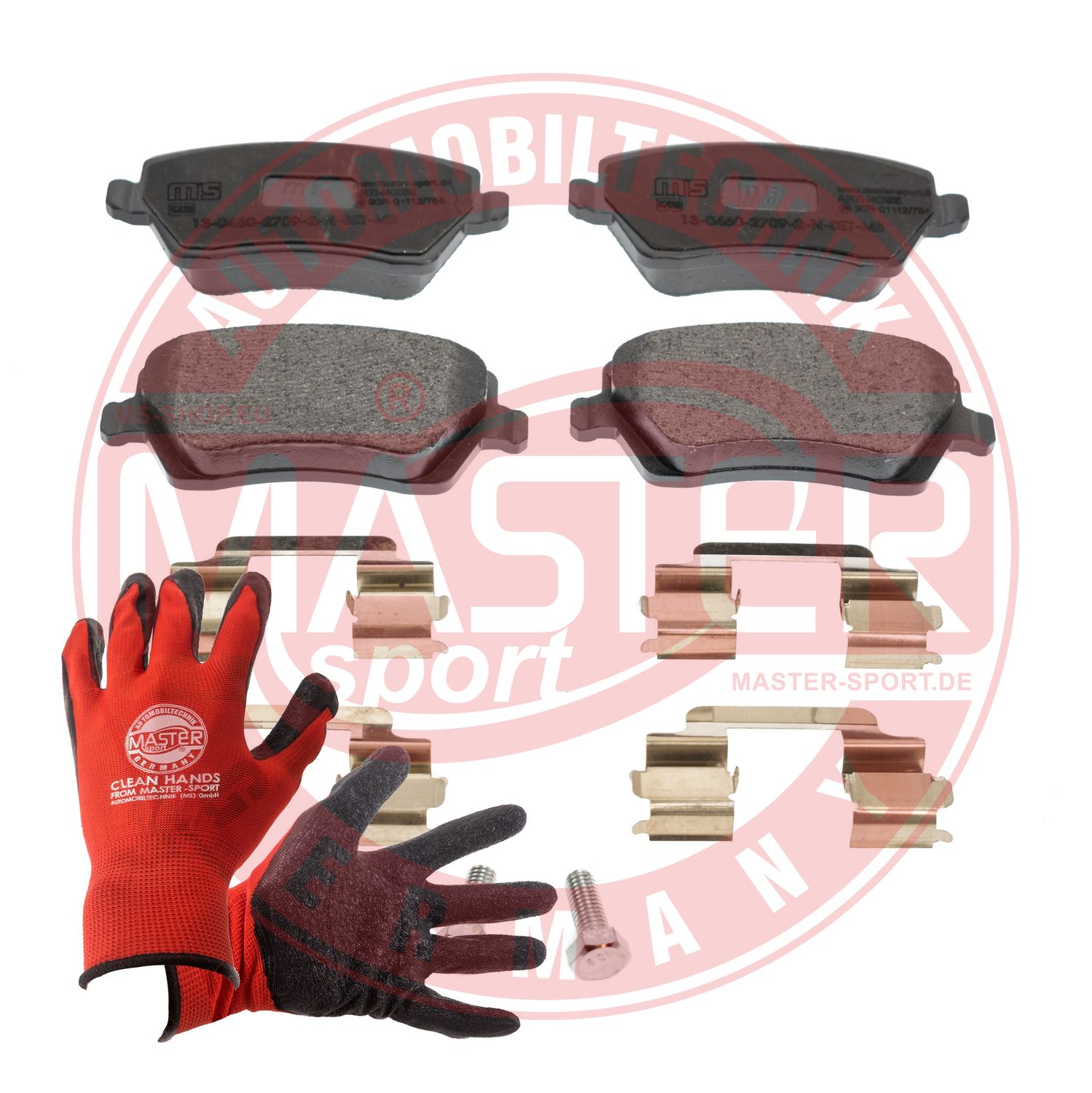 Brake Pad Set, disc brake (13046027092N-SET-MSP)