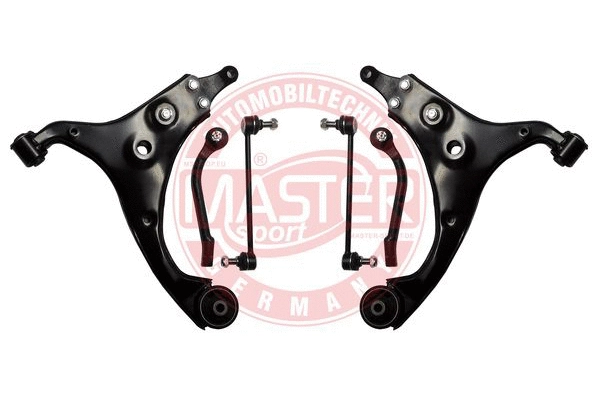 Control/Trailing Arm Kit, wheel suspension (36958-KIT-MS)
