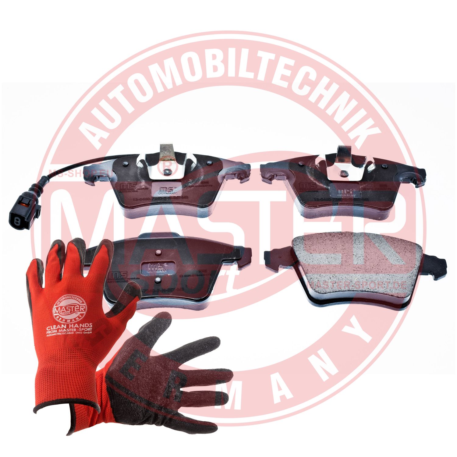 Brake Pad Set, disc brake (13046072402N-SET-MSP)