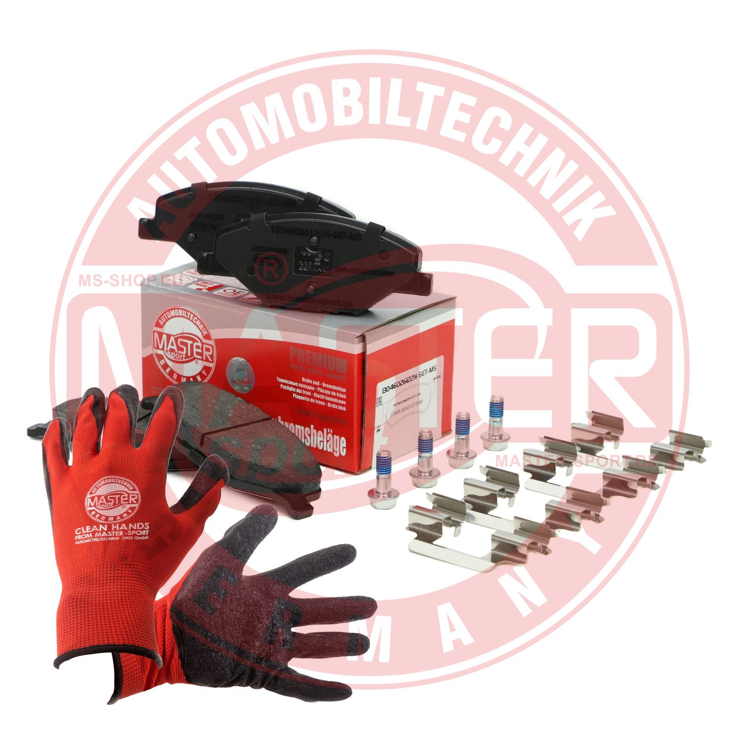 Brake Pad Set, disc brake (13046026122N-SET-MSP)