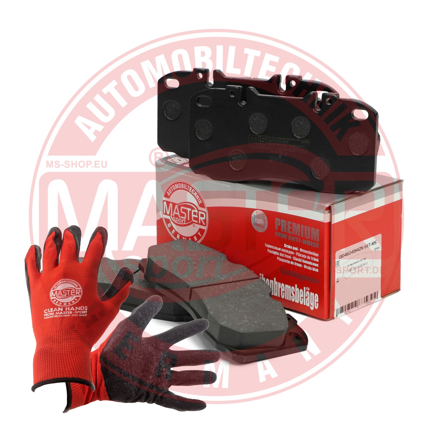 Brake Pad Set, disc brake (13046049142N-SET-MSP)