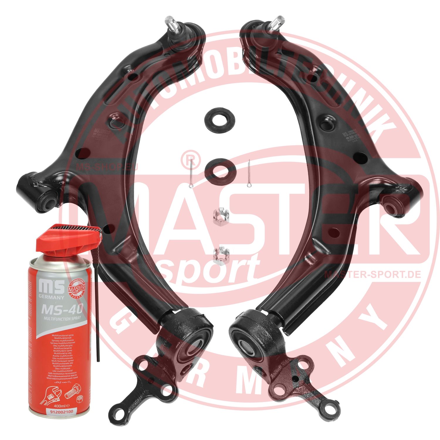 Control/Trailing Arm Kit, wheel suspension (37098-KIT-MSP)