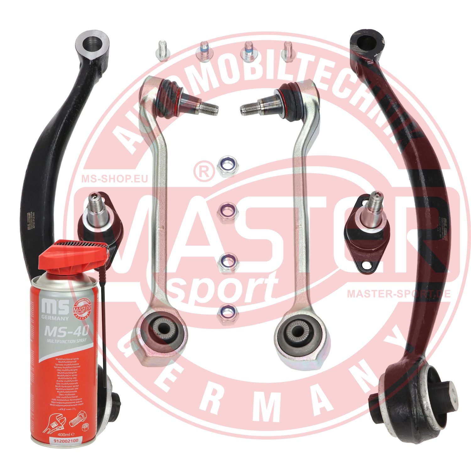 Control/Trailing Arm Kit, wheel suspension (37158-KIT-MSP)
