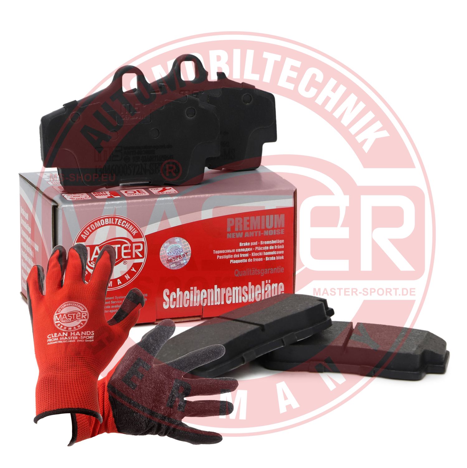 Brake Pad Set, disc brake (13046000572N-SET-MSP)