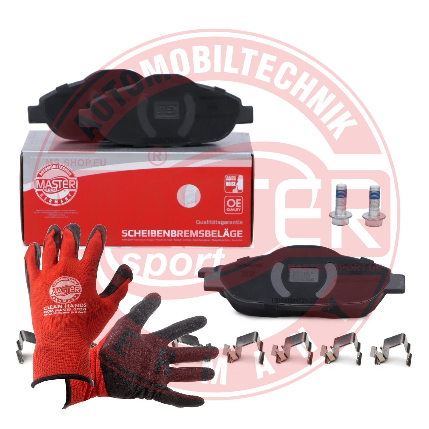 Brake Pad Set, disc brake (13046038472N-SET-MSP)