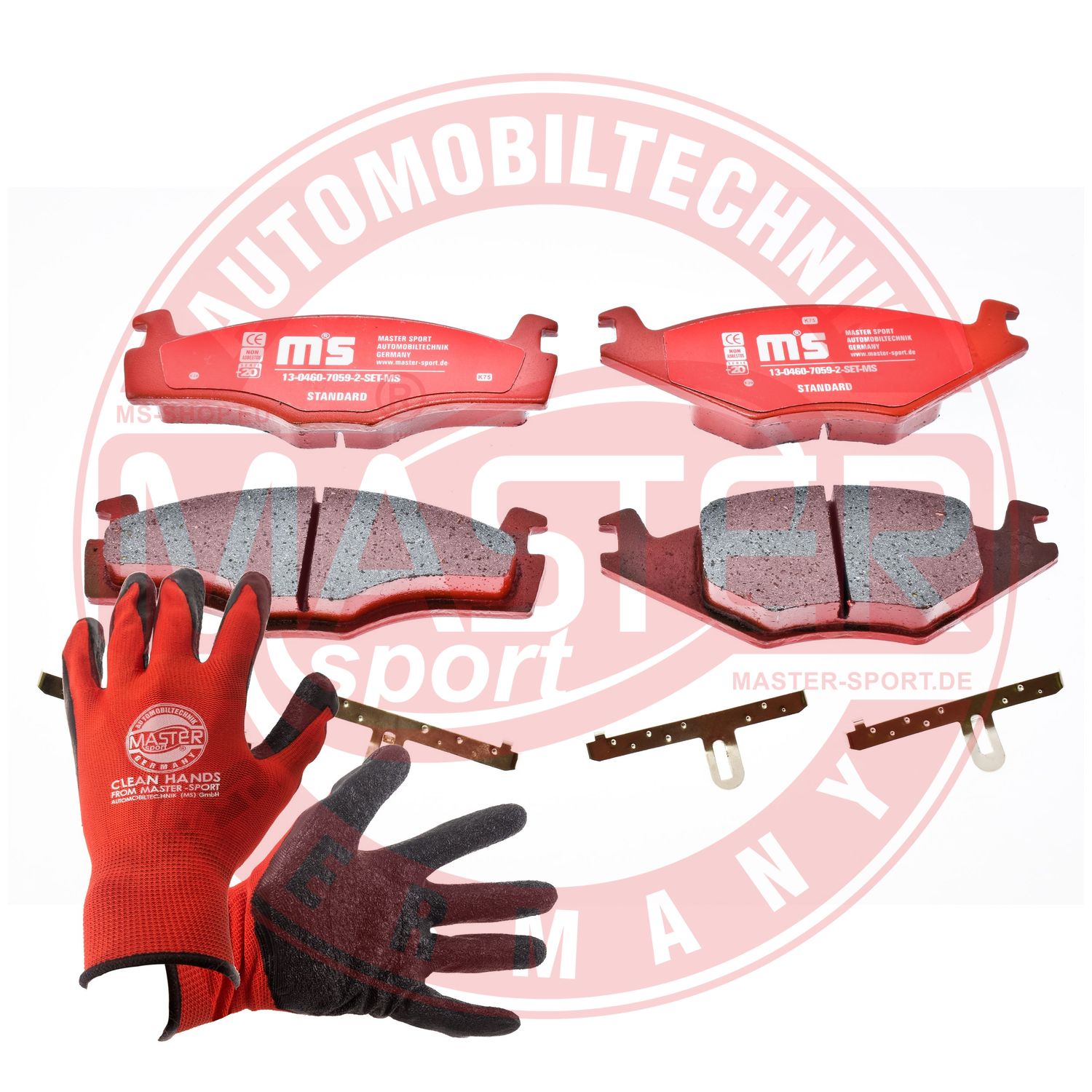 Brake Pad Set, disc brake (13046070592-SET-MSP)