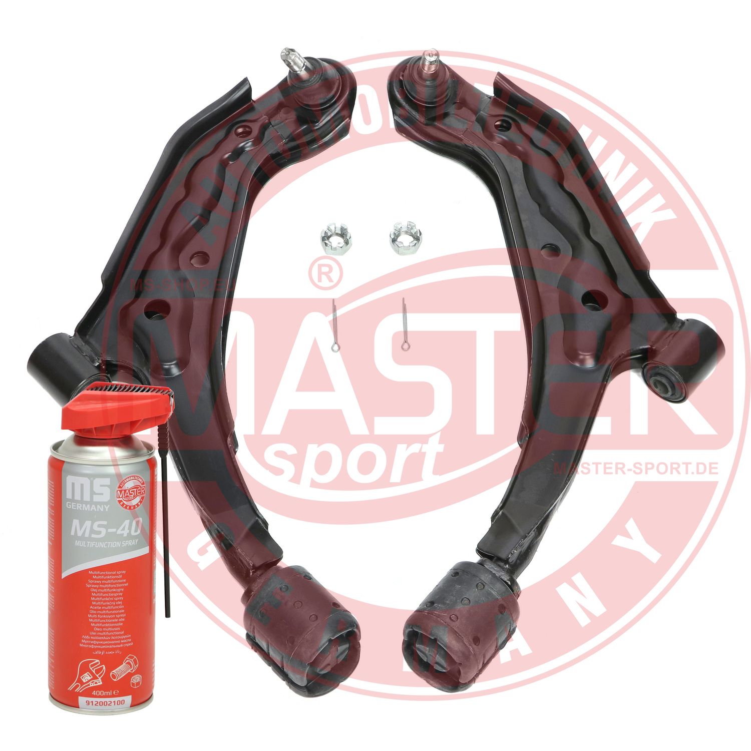 Control/Trailing Arm Kit, wheel suspension (37100-KIT-MSP)