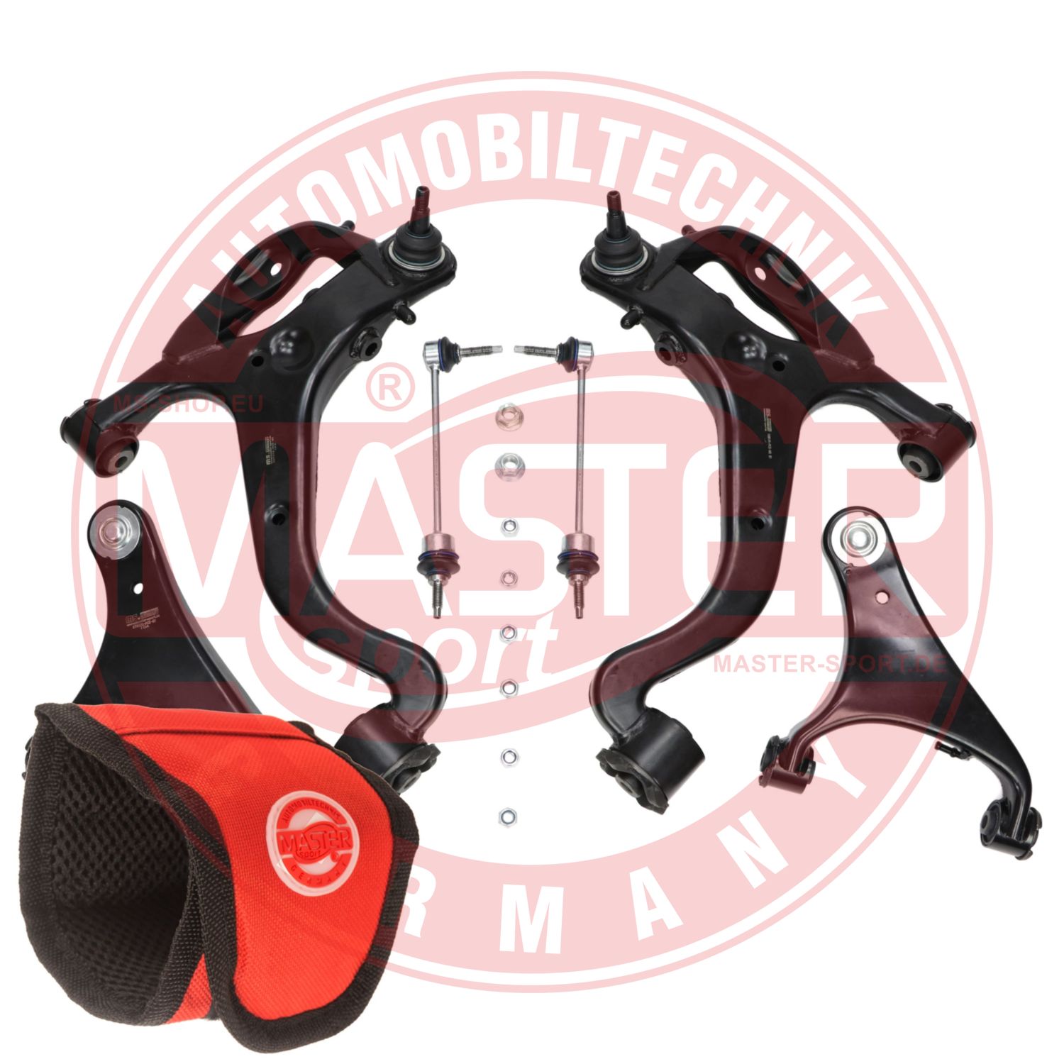 Control/Trailing Arm Kit, wheel suspension (37152/1-KIT-MSM)