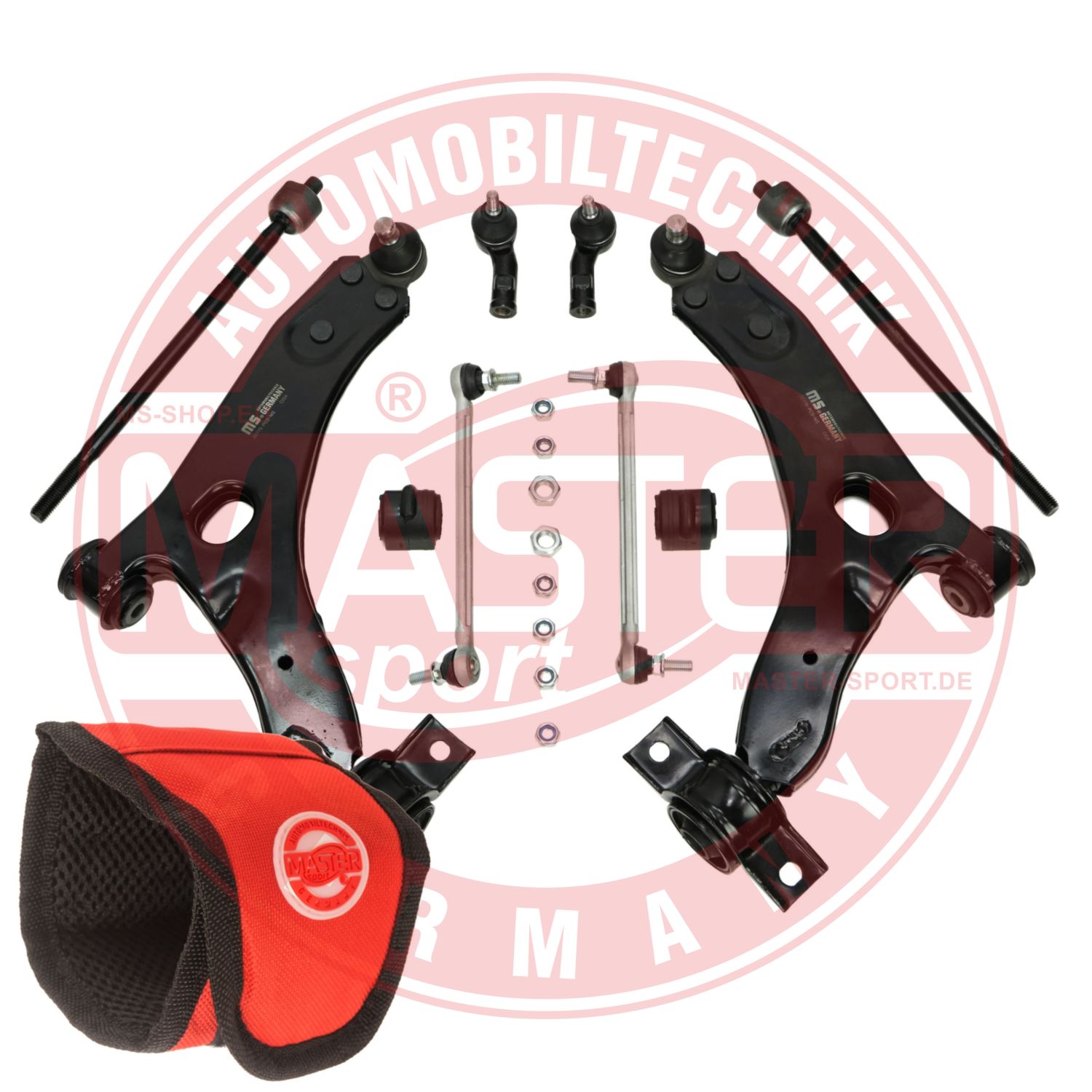 Control/Trailing Arm Kit, wheel suspension (36859/1-KIT-MSM)
