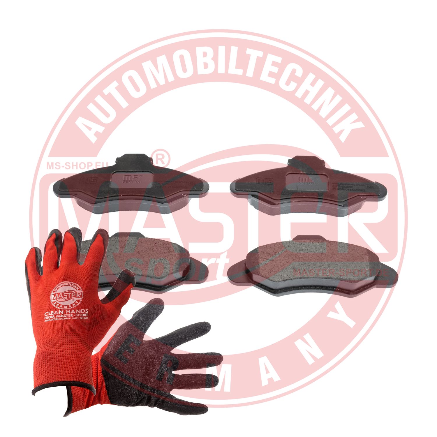 Brake Pad Set, disc brake (13046039352N-SET-MSP)