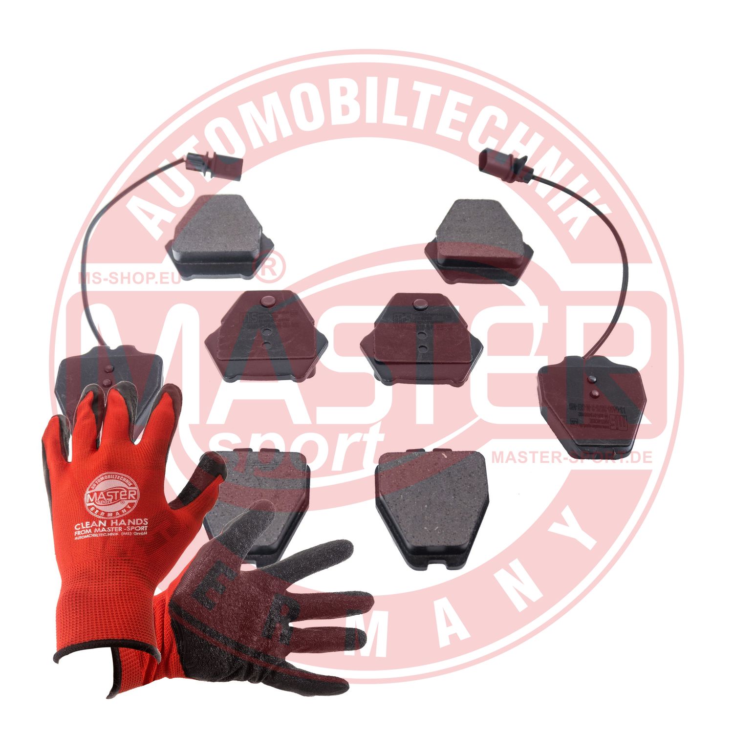 Brake Pad Set, disc brake (13046028752N-SET-MSP)