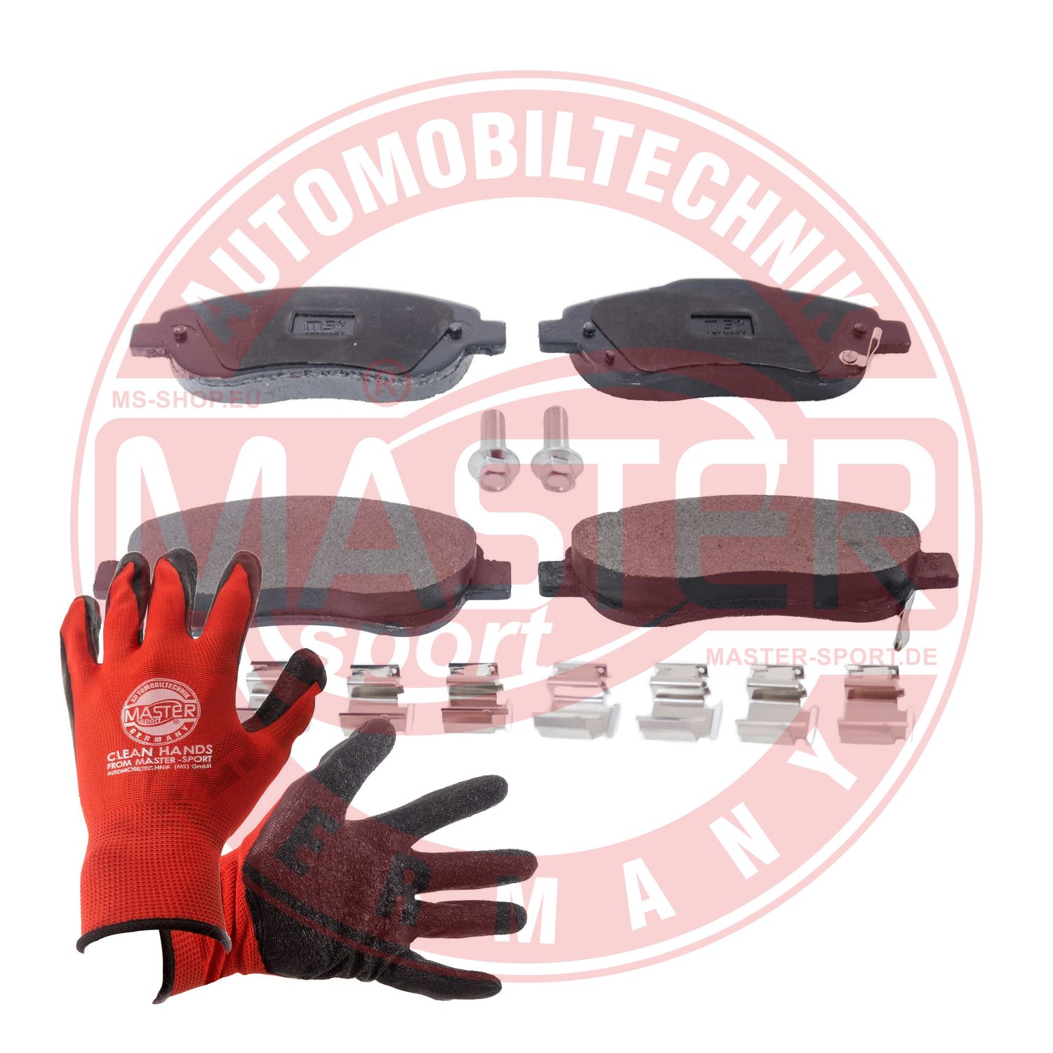 Brake Pad Set, disc brake (13046057532N-SET-MSP)