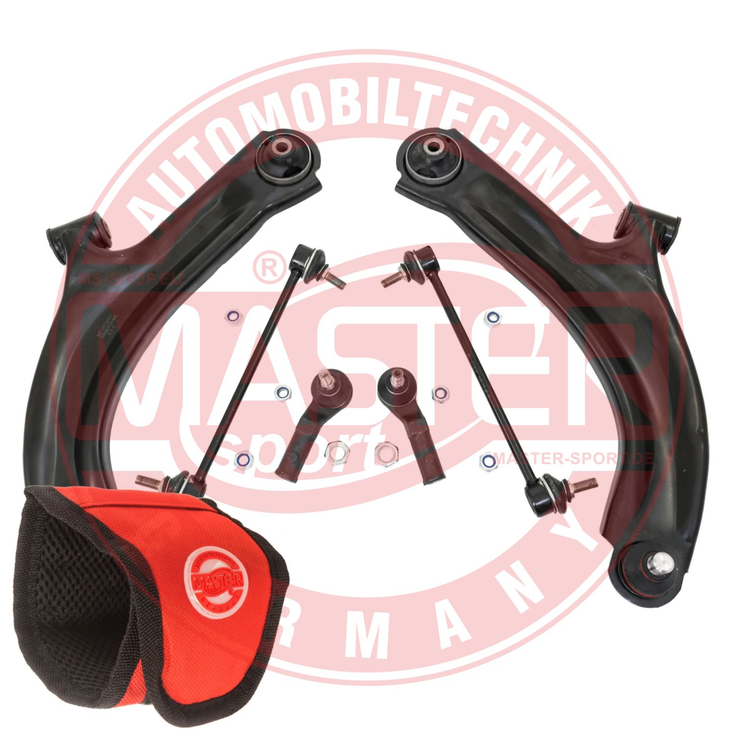 Control/Trailing Arm Kit, wheel suspension (36941-KIT-MSM)