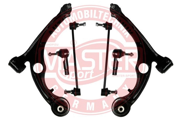 Control/Trailing Arm Kit, wheel suspension (36977/1-KIT-MS)
