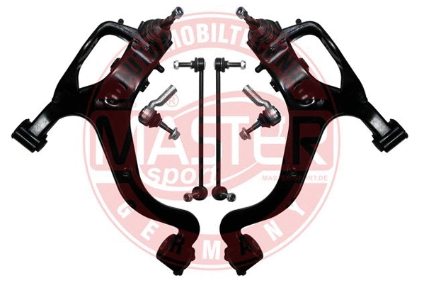 Control/Trailing Arm Kit, wheel suspension (36951/2-KIT-MS)