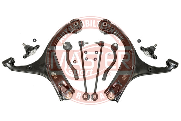 Control/Trailing Arm Kit, wheel suspension (36956/1-KIT-MS)