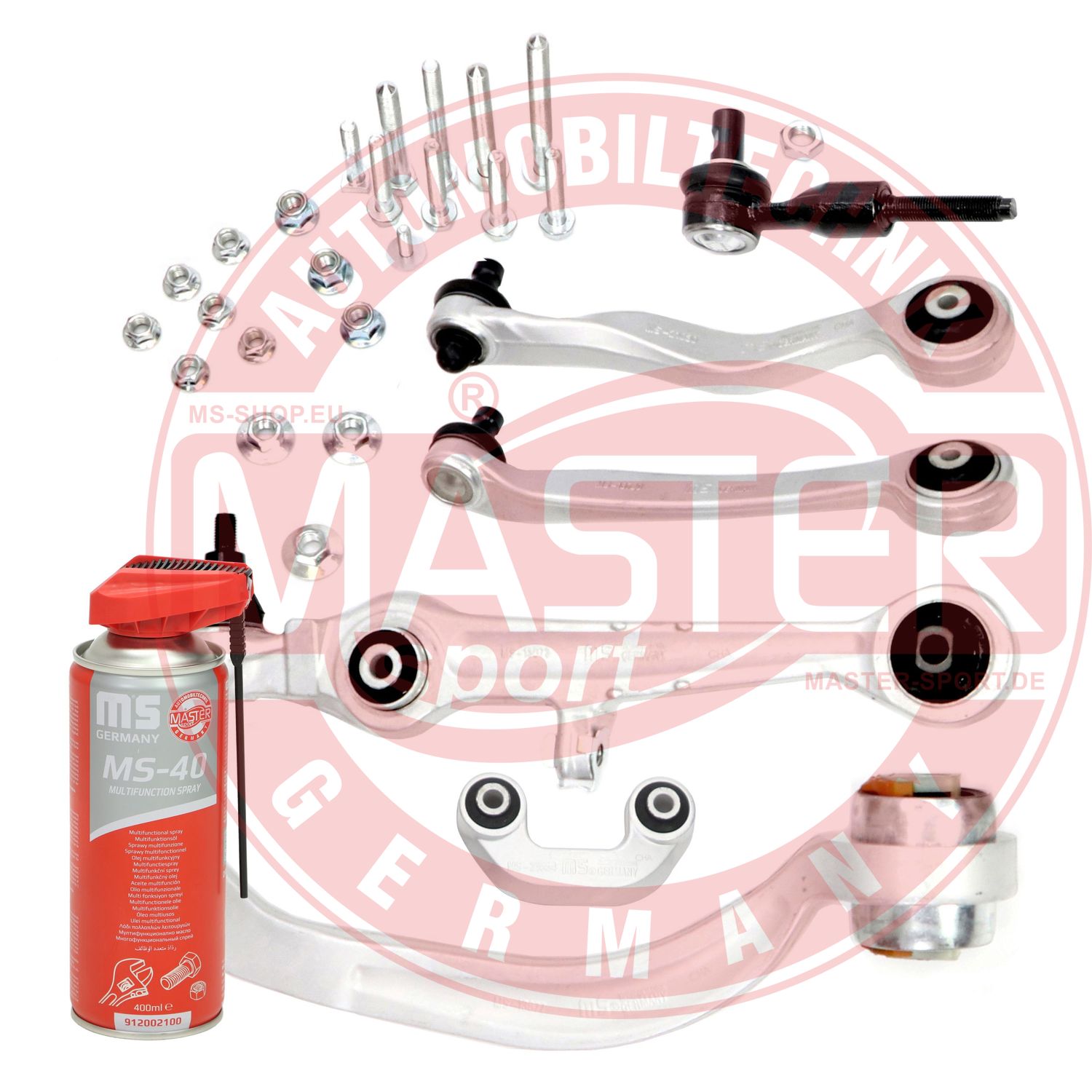 Control/Trailing Arm Kit, wheel suspension (36790L-SET-MSP)