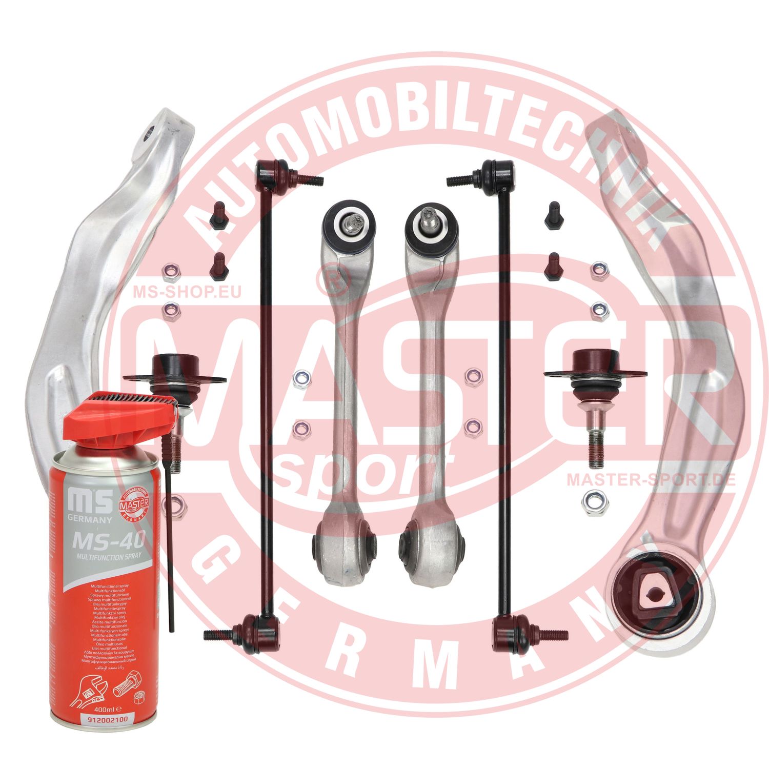 Control/Trailing Arm Kit, wheel suspension (37147/1-KIT-MSP)