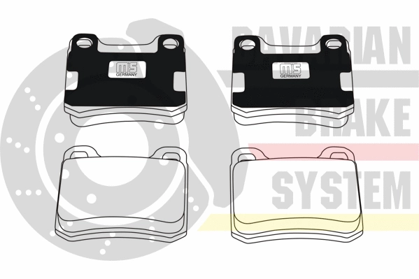 Brake Pad Set, disc brake (K6040342)