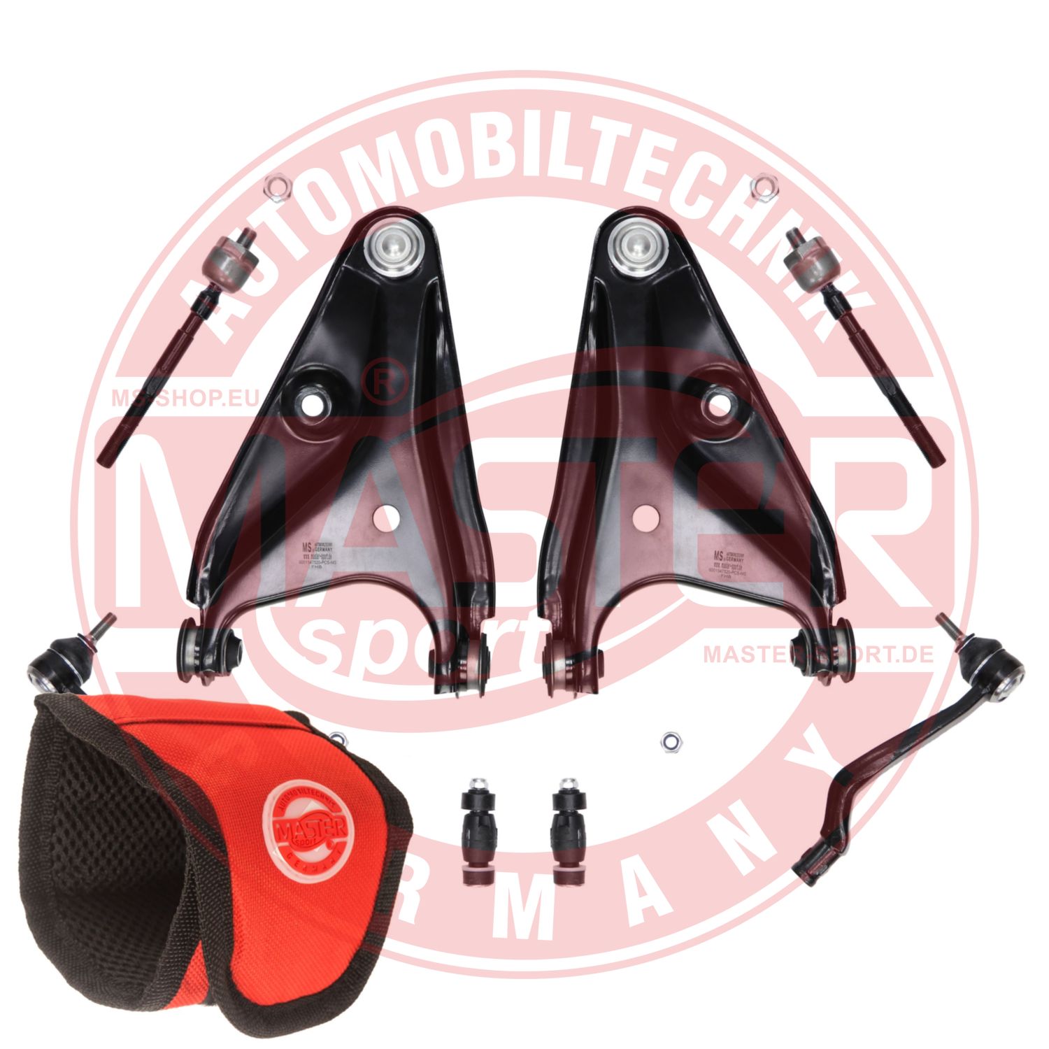 Control/Trailing Arm Kit, wheel suspension (36823-SET-MSM)