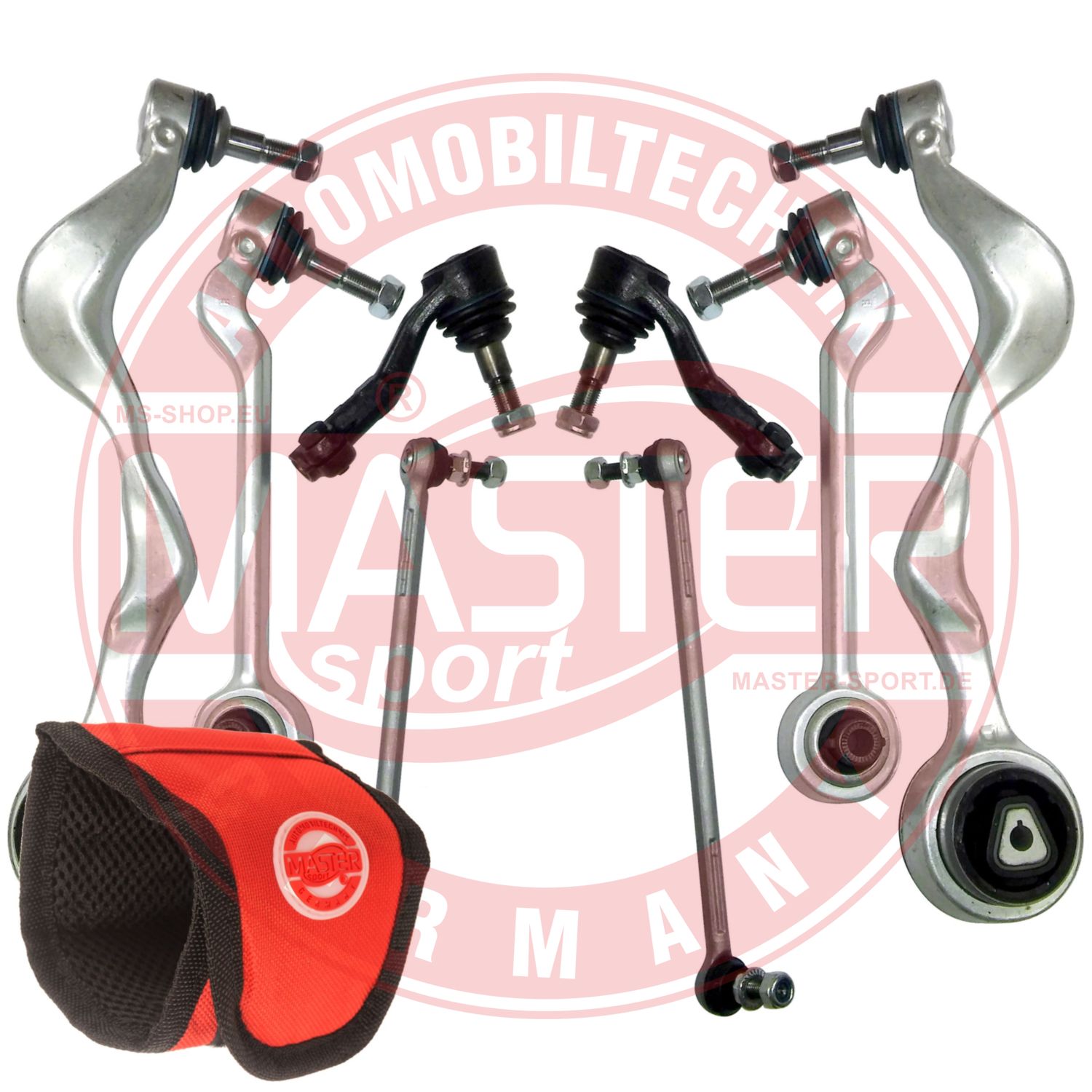 Control/Trailing Arm Kit, wheel suspension (36856-KIT-MSM)