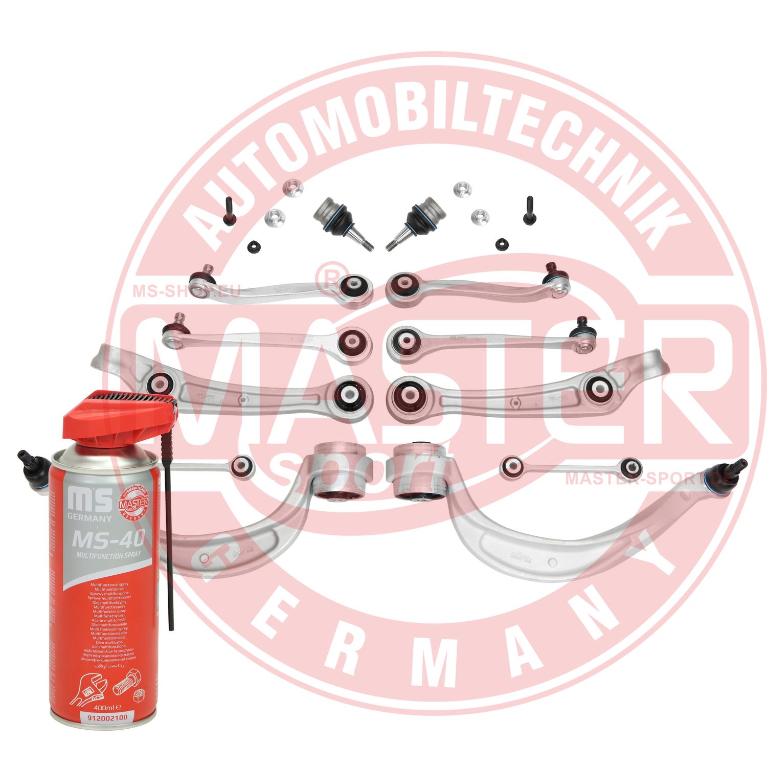 Control/Trailing Arm Kit, wheel suspension (37128-KIT-MSP)