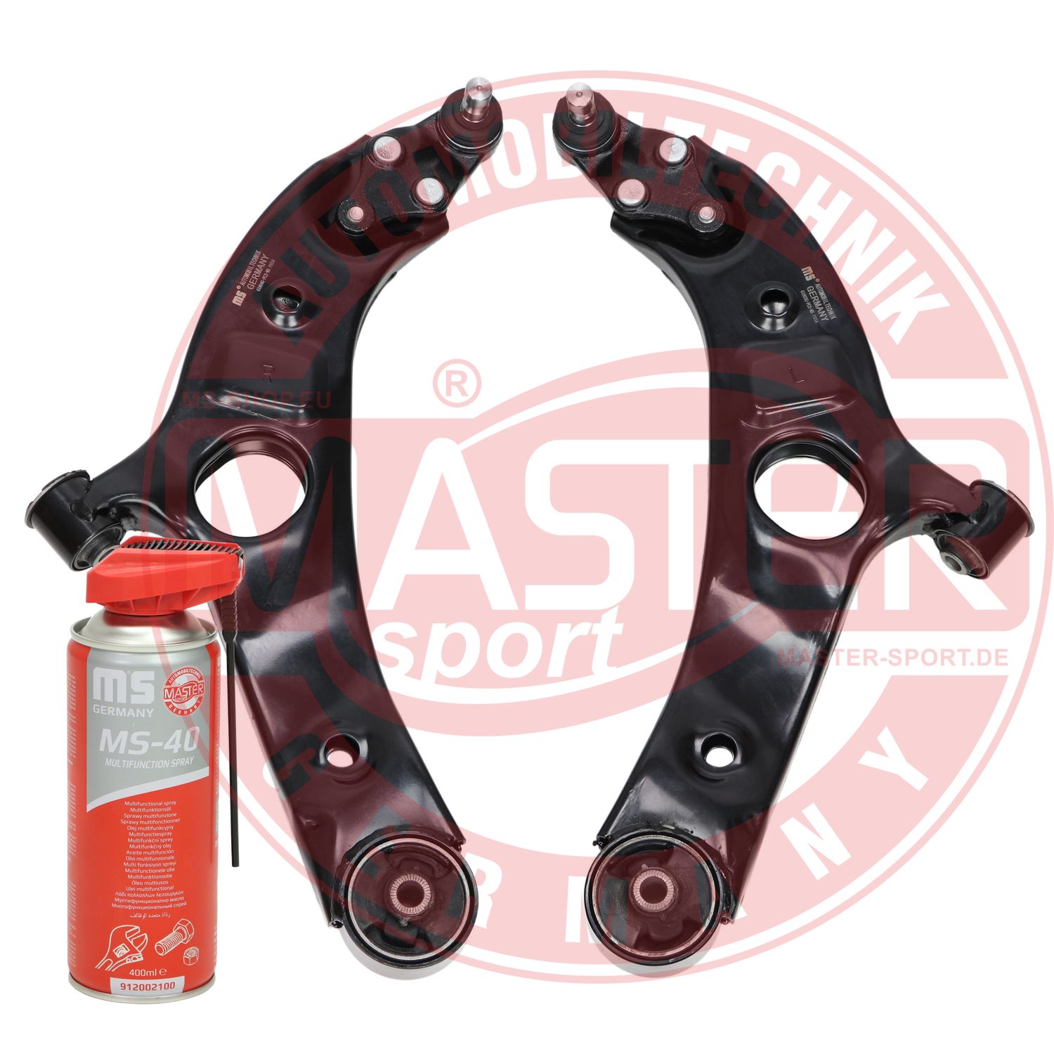 Control/Trailing Arm Kit, wheel suspension (37151-KIT-MSP)