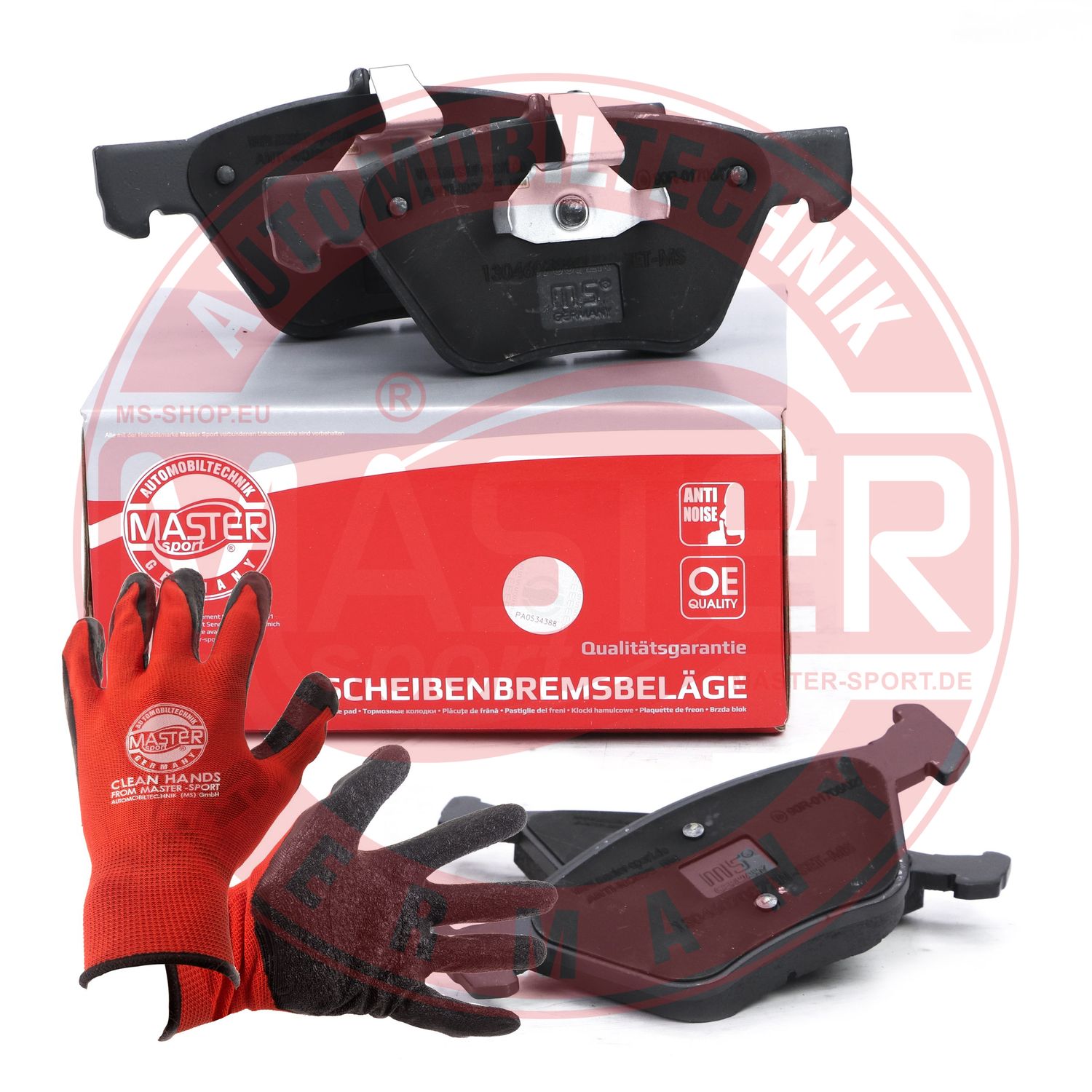 Brake Pad Set, disc brake (13046070872N-SET-MSP)