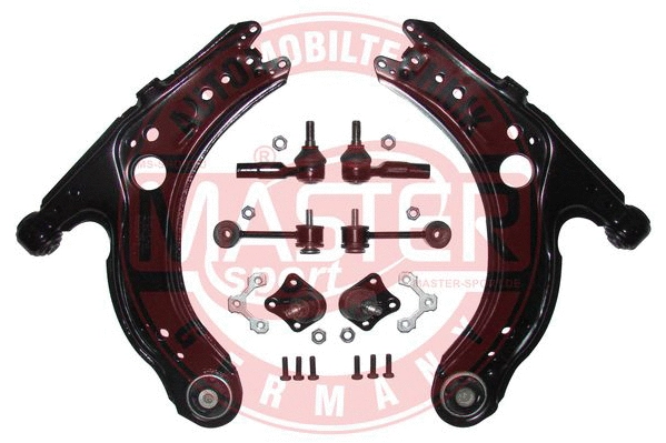 Control/Trailing Arm Kit, wheel suspension (36812-SET-MS)