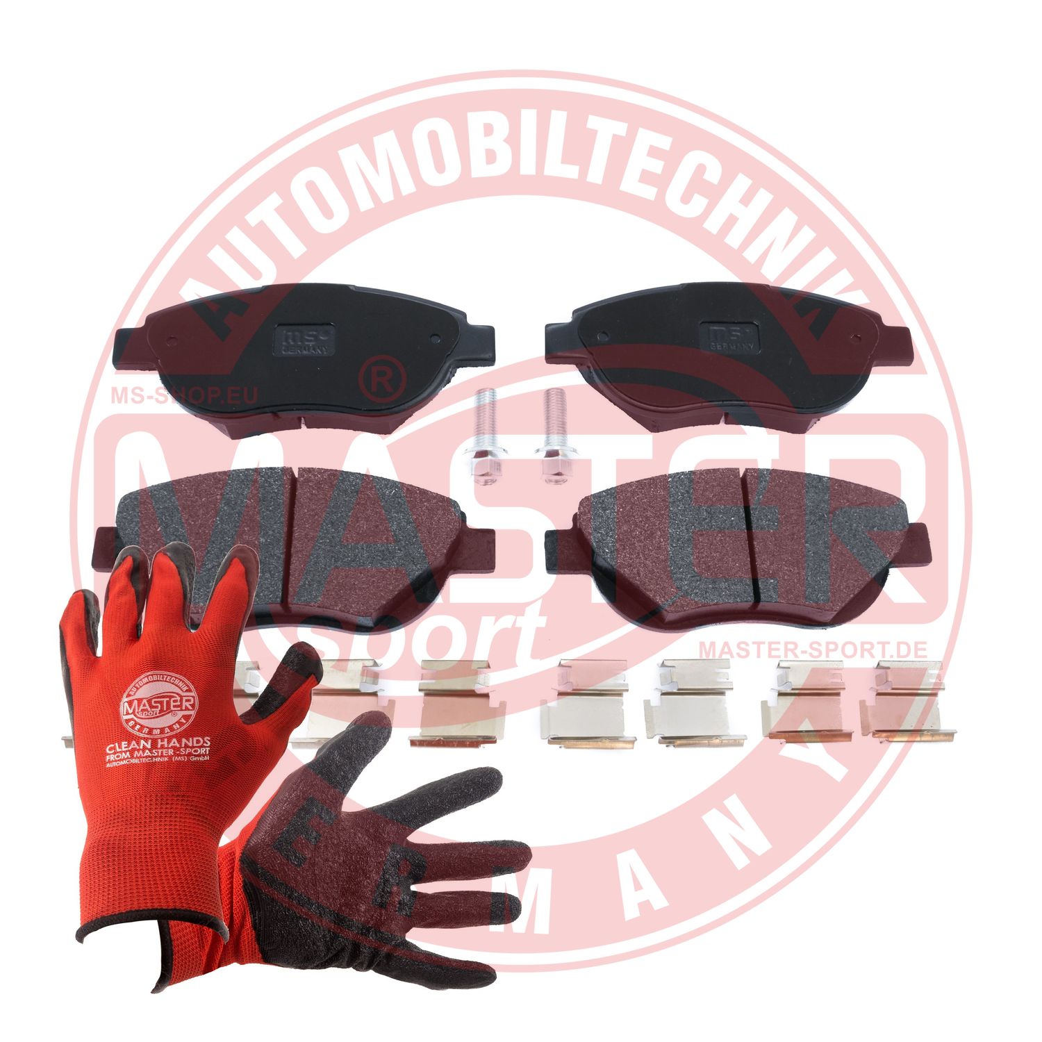 Brake Pad Set, disc brake (13046039662N-SET-MSP)